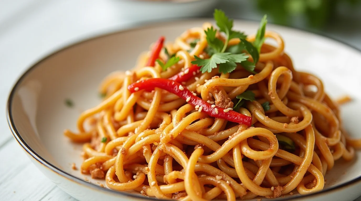 Chile Crisp Sesame Noodles
