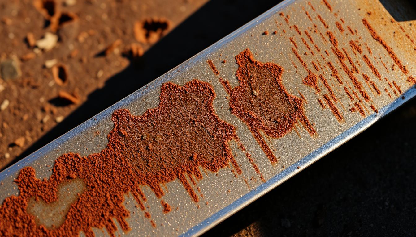 liquid to get rust off knife