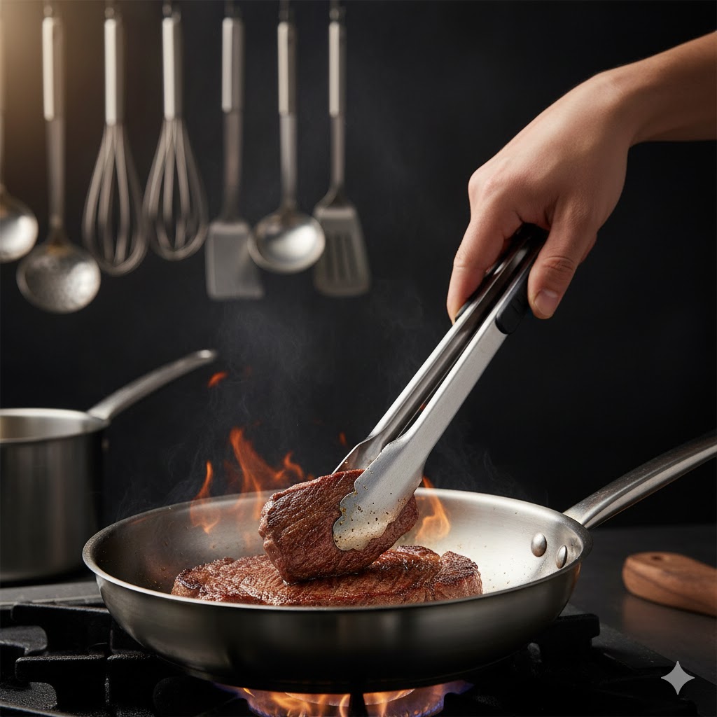 chef kitchen tongs